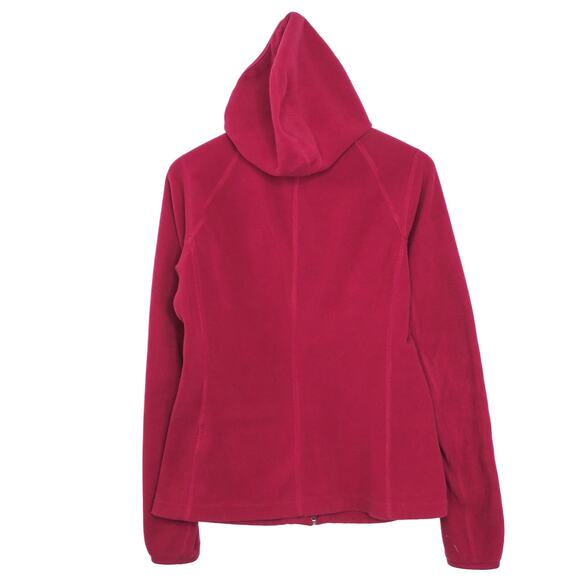 The North Face Polartec Raspberry Pink Full Zip Hooded Jacket Small - Picture 3 of 13